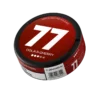 77 Cola & Cherry nicotine pouches European market angled view
