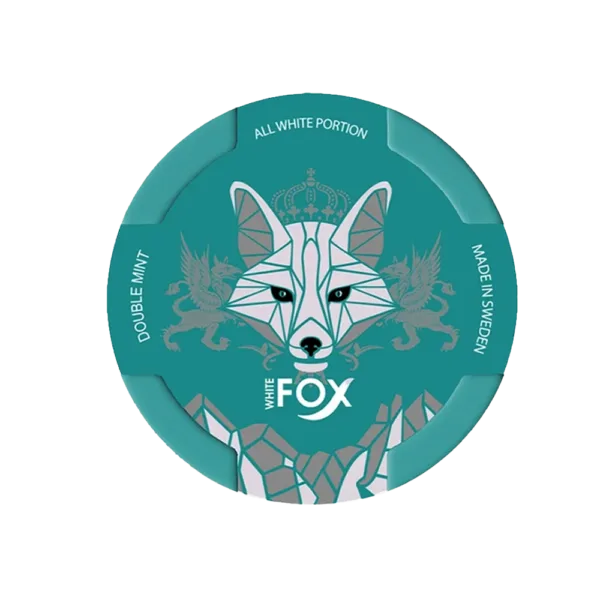 White-Fox-Doublemint Pouches - Authentic Canadian Stock