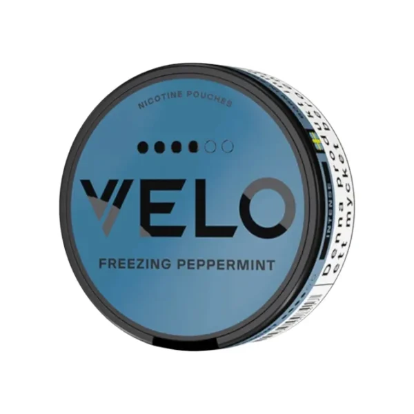 velo-freezing-peppermint-10-9mg-sweden-angle-left VELO Freezing Peppermint 10.9mg can left angle view
