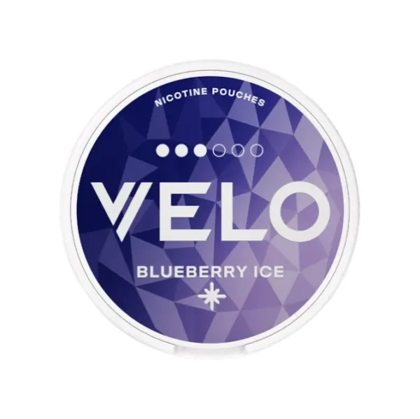 VELO Blueberry Ice 8mg Swedish market nicotine pouches