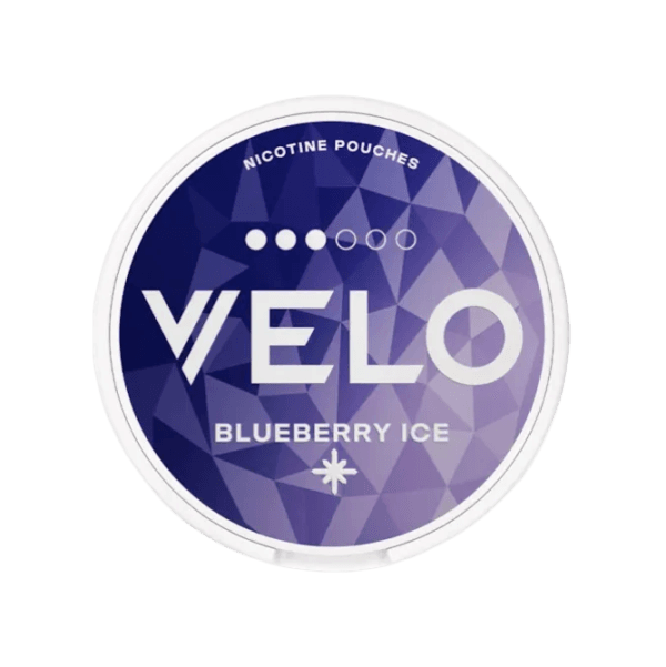 VELO Blueberry Ice 8mg Swedish market nicotine pouches