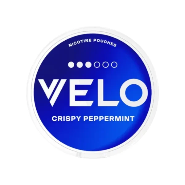 VELO Crispy Peppermint Mini 8mg Swedish market nicotine pouches