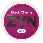 ZYN Black Cherry 9mg Swedish market nicotine pouches