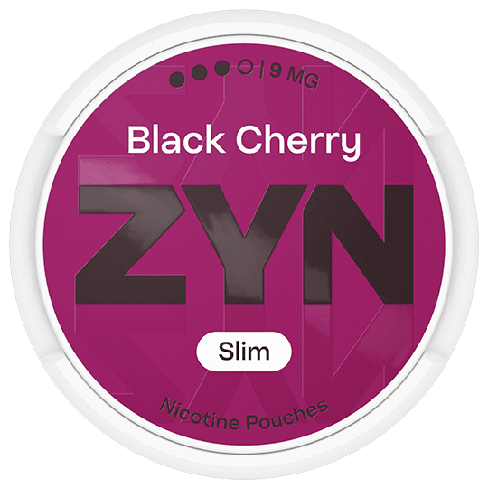 ZYN Black Cherry 9mg Swedish market nicotine pouches