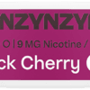 ZYN Black Cherry 9mg can label