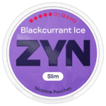 ZYN Blackcurrant Ice 13.5mg Swedish market nicotine pouches