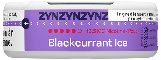 zyn-blackcurrant-ice-13-5mg-sweden-label ZYN Blackcurrant Ice 13.5mg can label