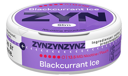 zyn-blackcurrant-ice-13-5mg-sweden-side ZYN Blackcurrant Ice 13.5mg can side view