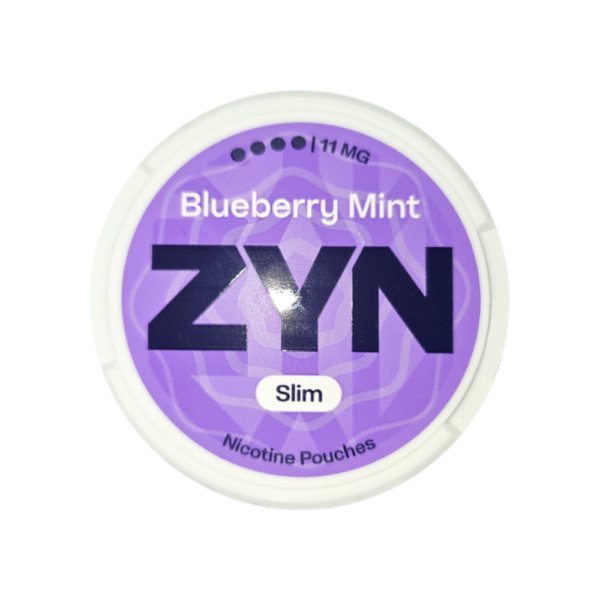 ZYN Blueberry Mint 11mg Swedish Version Front View
