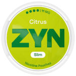 ZYN Citrus 11mg Swedish market nicotine pouches