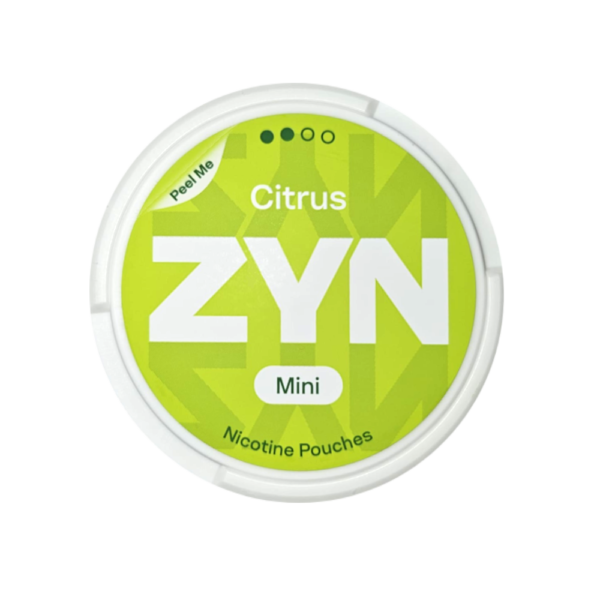 ZYN Citrus Mini 3mg Swedish Version Front View
