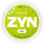 ZYN Citrus Mini 3mg Swedish market nicotine pouches