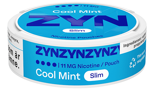 ZYN Cool Mint 11mg can side view