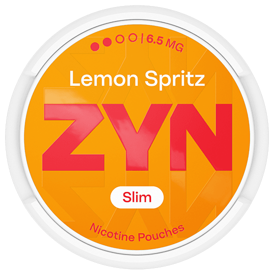 ZYN Lemon Spritz 6.5mg Swedish market nicotine pouches