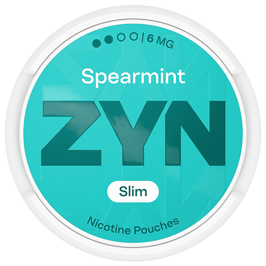 ZYN Spearmint 6mg Swedish market nicotine pouches
