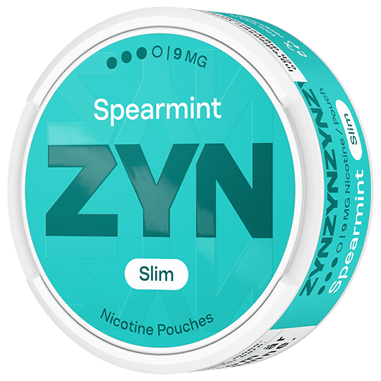 ZYN Spearmint 9mg can angle view