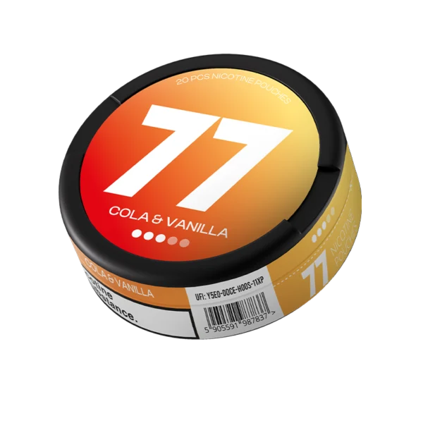 77 Cola & Vanilla 10.4mg – Side 77 Cola & Vanilla 10.4mg European Market side