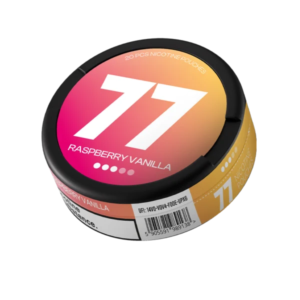 77 Raspberry Vanilla 10.4mg European Market side