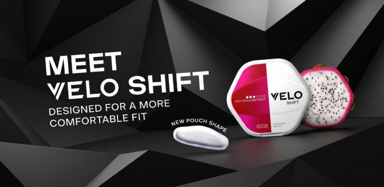 VELO Shift Hot Dragon Fruit 8mg Comfort nicotine pouches