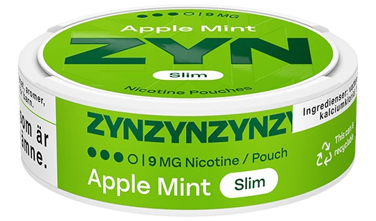 ZYN Apple Mint 9mg Sweden side