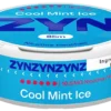 ZYN Cool Mint Ice 16.5mg nicotine pouches Sweden label view