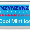 ZYN Cool Mint Ice 16.5mg nicotine pouches Sweden side view